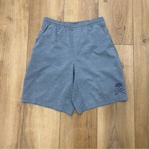 🌟LULULEMON🌟 SOUL CYCLE PACE BREAKER SHORT 9" LINED CHAMBRAY BLUE SZ S